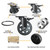 6 Inch Caster Wheels Heavy Duty Casters Set of 4 with Brake