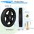 Refitial 2 Pack 10" Lawn Mower Wheels, Push Mower Wheel kits Includes Bolts & Nuts, Fit Standard Pressure Washer, Garden Cart, Air Compressor, Wheelbarrow, Handtruck, Generator Wheel, Lawn Tractors