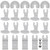 DAEMKOD 20PCS Diamond Oscillating Tool Blade, Multitool Blades