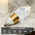 VIZBMYR 6 Pack Crystal Decorative LED Light Bulbs 5w, 40 Watt Equivalent, Fancy Unique Chandelier Light Bulbs E12 Base Non-dimmable,3000K Lightbulbs for Staircase,Bars,Ambience (FP-17A, 6PCS)