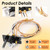 10002264 Natural Gas Pilot Assembly Kits For Majestic, Temco, HHT, Vermont Castings, Monessen Gas Stove & Fireplaces, SRV10002264 3-Way Pilot Assembly with Thermocouple Thermopile Replacement Parts