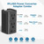 220v to 110v Voltage Converter US to Europe, Power Converter Adapter Combo (Black)