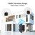 SECRUI Doorbell, Wireless Doorbell for Home Classroom 2 Receiver