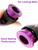 SANFU Polyurethane(PU) Air Hose 1/4-Inch x 100ft Reinforced, Purple(100’)