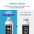AQUA CREST 9001 Water Filter Replacement for Moen 9001 PureTouch, 3 Pack