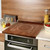 24" x 20" Wooden Pastry Board with Lip - Large Dough Board