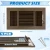 "4 Pcs 12 X 6 Inch Vent Covers for Home Ceiling HVAC Sidewall Air Register 3 Way Item Package Quantity: 4, Color: Brown"