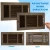 "4 Pcs 12 X 6 Inch Vent Covers for Home Ceiling HVAC Sidewall Air Register 3 Way Item Package Quantity: 4, Color: Brown"