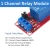 "4Pcs DC 5V Relay Module - 1 Channel Relay Switch Board with Optocoupler Isolatio Color: 5V-4Pcs"