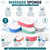 Exfoliating Bath Sponge for Adults and Kids – Pack of 12 Massage Sponges for Men and Women, Perfect for Body Scrubbing in The Shower (Multi Colour Exfoliating Bath Sponges)