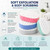 Exfoliating Bath Sponge for Adults and Kids – Pack of 12 Massage Sponges for Men and Women, Perfect for Body Scrubbing in The Shower (Multi Colour Exfoliating Bath Sponges)