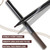 QIAWES Waterproof Eyebrow Pen - Micro Tip Eyebrow Pencil, Liquid Eyebrow Fork Tip Pen, Microblading Eyebrow Pen, Creates Natural 3D Eyebrow Hair, Long Lasting (Grey Brown)