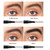 QIAWES Waterproof Eyebrow Pen - Micro Tip Eyebrow Pencil, Liquid Eyebrow Fork Tip Pen, Microblading Eyebrow Pen, Creates Natural 3D Eyebrow Hair, Long Lasting (Grey Brown)
