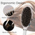 Hair Brush, Boar Bristle Paddle Hairbrush for Long, Thick, Curly, Wavy, Dry or Damaged Hair, Reducing Hair Breakage and Frizzy, No More Tangle