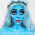 Go Ho Light Blue Face Paint Stick Washable (1.06 Oz),Water Based Pale Blue Face Body Paint,Full-coverage Cream Blue Body Paint for Halloween Cosplay SFX Corpse Bride Sally Makeup