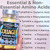 Advanced Skin, Hair, Nails, Bones Complex. Marine Collagen from Wild Fish 1000mg, Hyaluronic Acid 200mg; Vitamin C, Zinc, Copper for Immune System; E, B2, Iodine. 100% Hydrolyzed Peptides Supplement.