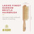 Kent Narrow, White Bristle Brush - LS1 (PACK OF 1)