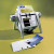 Durable 241723 Visifix Flip Rotary File with 200 Pockets for 400 Business Cards - Silver