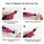 Electric Nail File for Thick Toe Nails Electric Nail Drill Portable Nail Files Professional Adjustable Speed with 6 Drill Bits Sanding Bands, Electric Manicure Pedicure Kit Nail Drill for Gel Nails