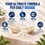 Nutrabytes Ultimate Marine Collagen Supplement, 900mg (60 Capsules) | Type 1 & 3 Hydrolysed Peptides with Hyaluronic Acid, Vitamin C for Skin, Hair, Nail, Joint & Bone Health | 1 Month | Made in UK