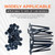 Nylon Universal Cable Tie Buckle, 120pcs Heavy-Duty Self-Locking UV-Resistant Wire Nylon Zip Tie Holders, Universal Push Mount Zip Tie Holders, Bumper Retainer Clips, Car Plastic Rivet Fasteners