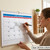 Genxon 2027 Wall Calendar Large Print Easy View A4 Spiral Bound 100gsm Thick Card Pages 12 Month Planner Marked UK Bank Holidays Jan to Dec Office Home School Desk or Wall Calendar