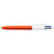 BIC - Refillable Ballpoint - Retractable Fine Point Four Ink Colours - Plastic Body - Set of 12