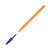 BIC Orange Fine Ballpoint Pens, Fine Point (0.8 mm), Blue Ink, Box of 20 - Writing Pens with Long-Lasting Ink, 8099221