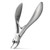 FERYES Toenail Clippers for Thick Nails, Toe Nail Clipper for Ingrown Hard Toenails, Professional Podiatrist Heavy Duty Toenail Scissors for Seniors,Women,Men, Silver