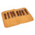 Faithfull Suede Leather Chisel Roll, 8 Pocket - Tan