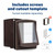 PetSafe Original 2 Way Pet Door, Small, Brown