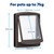PetSafe Original 2 Way Pet Door, Small, Brown