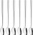 ZWILLING Dinner, Long Drinking Spoons, 6-Piece, Silver