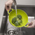 Zeal Melamine Colander Strainer 20cm – Kitchen Pasta Strainer & Vegetable Drainer with Easy Grip Handles, Dishwasher Safe, Lime