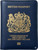 MOIRENTO UK Passport Holder Cover Wallet, RFID Blocking Leather, Navy Blue