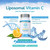Liposomal Vitamin C Complex with Zinc, Selenium and Copper : All-in-ONE Enhanced Absorption Immune Support : 250mg, 120 Vegan Capsules (4 Month Supply) : Non-GMO, Made in UK
