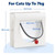 PetSafe Manual 4 Way Locking Classic Cat Flap, White, with Tunnel