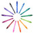 BIC Gel-ocity Quick Dry Gel Pens, Medium Point (0.7 mm), Pink, Box of 12, Retractable Pen with Ultra Fast Drying Ink