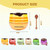 Colaren 6 PCS Honey Lip Balm, Honey Bee Balm UK Lips for Moisturizing Preventing Dry Cracked