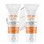 2pcs Sunscreen Spf 100 - Face Sunscreens - Waterproof Spf 100 Moisturiser for Body Care - UVB/UVA Protection Sun Cream - Factor 100 Faces Creams