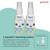 Vital Baby Aquaint Cleansing Water 50ml, 2 Pack| Hypoallergenic, Antibacterial