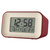 Acctim 15864 Alta red alarm clock with indoor temperature