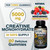 WellBoost Creatine Gold – 5000mg Creatine Monohydrate Gummies, Vegan, Sugar-Free for Lean Muscle Growth, Endurance, Recovery & Energy (90 Gummies, 1 Month Supply) with Mixed Berry Flavour