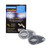 Eurolites Headlight Beam Headlamp Headlight Adaptors & Magnetic UK Plate Black & White Compatible For All Vehicles