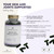 Marine Collagen with Hyaluronic Acid for Skin Care, Hair Care, Joints. Magnesium, Vitamin C. Hydrolysed Collagen Supplements. Anti Aging. Best Collagen PEPTAN. 90 Veggie Caps. EU. N2 Natural Nutrition
