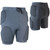 Forcefield Pro Action Shorts - Sports CE Level 1 Armour Padding Protection for Motorcycle Skiing Snowboarding Biking - Moulded 3D Protection - Unisex - XS (UK, Waist, 30, Regular, Short, Grey)