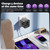 AUNNO Universal Travel Adapter, Travel Plug Adapter with 2 USB C and 2 USB Ports, with Extra Two USA 2Pin Sockets, UK to European Power Universal Plug Adaptor for EU USA Australia
