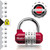 Master Lock 1534EURD Combination Padlock, Random Color, 5.9 x 6.4 x 2.6 cm