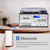 "9 in 1 Vinyl Record Player with Bluetooth and Remote Control, 3 Speed Turntable Color: Black-T408"