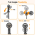 "2026 Upgrated 4-In-1 Magnetic Selfie Stick with Remote for Cell Phone 360° Rotation.Can Transforms into Mini Tripod/Camera Grip/Handheld Stabilizer/Phone Stand.Extend to 25 Inches Style: Pink"